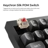Teclado mecânico Keychron V3 Ultra 8K – QWERTY, Bluetooth e cabo, RGB, preto