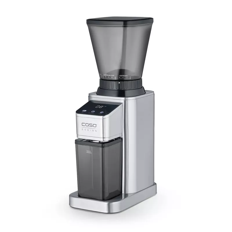 Caso Moinho de café | Barista Chef Aço inoxidável | 150 W | Capacidade de grãos de café 250 g | Número de chávenas 12 unid. | Aço inoxidável