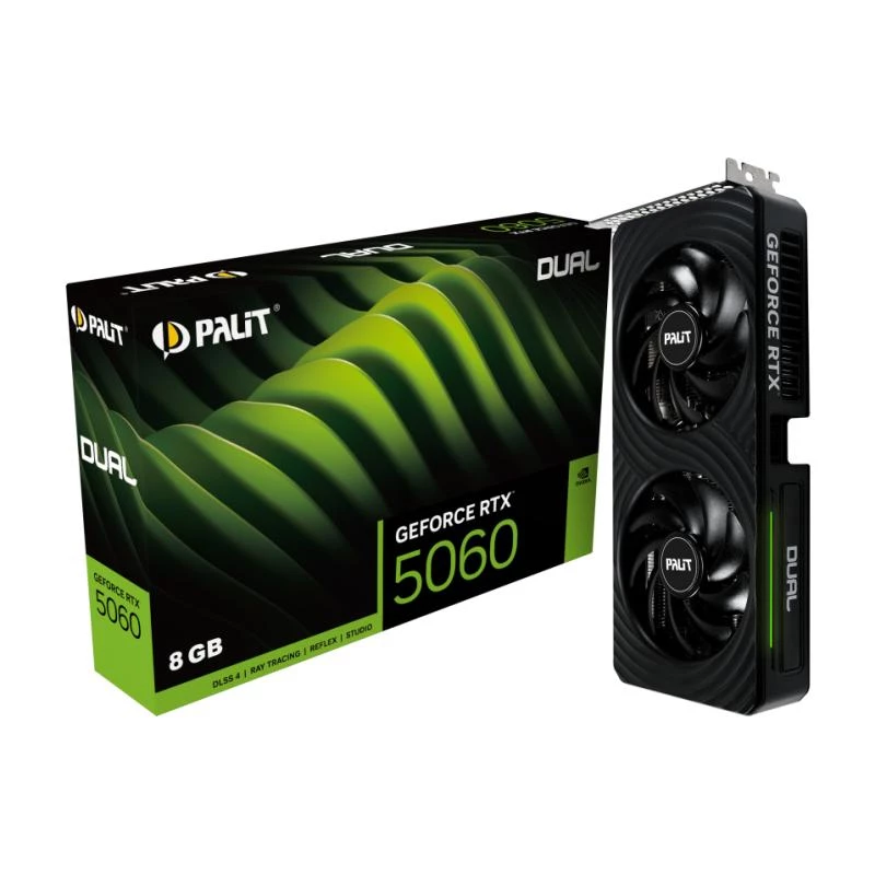 Placa gráfica Palit GeForce RTX 5060 Dual 8GB GDDR7