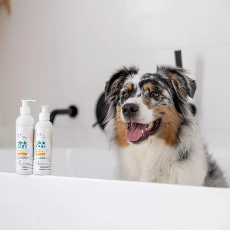 Amaciador VETEXPERT Clinic Care Hypo & Omega – amaciador para cães e gatos – 150 ml