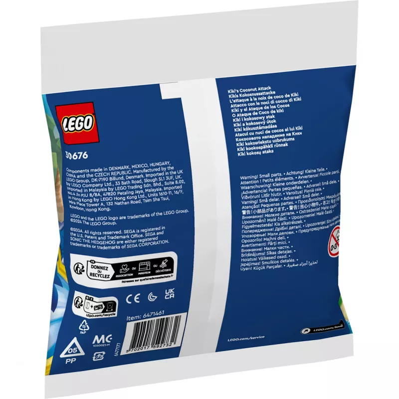 LEGO SONIC THE HEDGEHOG 30676 Ataque de Cocos do Kiki