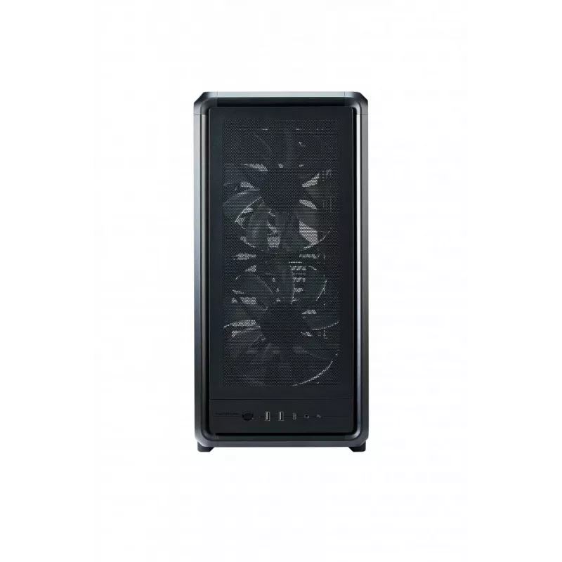 Torre Midi PC Cooler Master MasterFrame 500 Mesh — preta com lateral transparente, suporta ATX/EATX, 2x200 mm à frente, 1x120 mm atrás