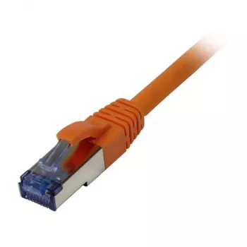Cabo patch RJ45 - CAT6A 500 MHz - 0,25 m - laranja - S-STP(S/FTP) - AWG27 - LSZH - Synergy 21