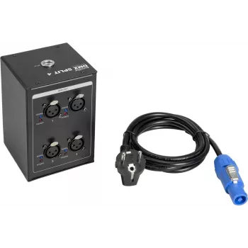 Splitter DMX EUROLITE DMX Split 4 Mini 3 pinos com 4 saídas