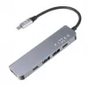 Hub USB-C FIXED FIXHU-MN-GR 5 portas mini para portáteis e tablets