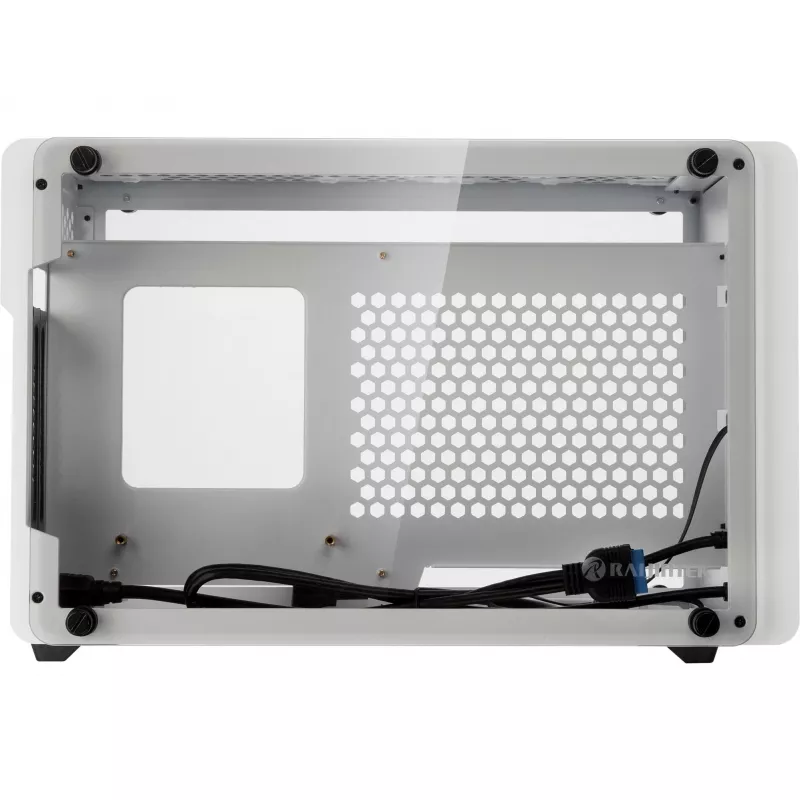 Caixa RAIJINTEK Ophion Mini-ITX com vidro temperado - branca - caixa - Mini-ITX