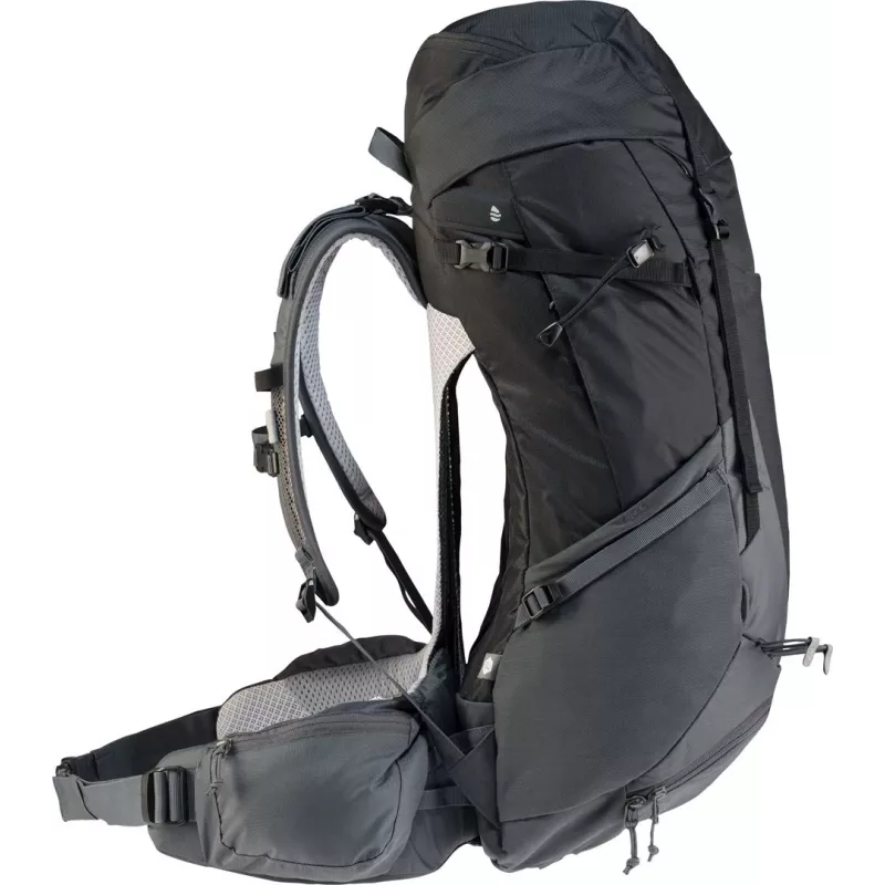 Mochila Deuter Futura Pro 38 L — mochila de caminhada e alpinismo de 38 litros, costas ventiladas, cinto de cintura, cinto de peito, preto
