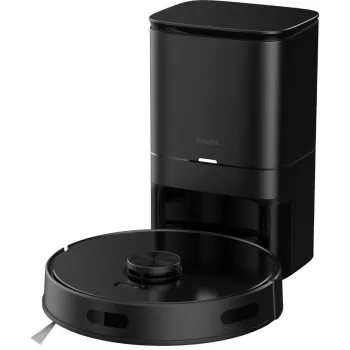 Aspirador robô Hombli HBVR-0100 — sem saco 0,35 L, 3200 mAh, 90 min de autonomia, 33 cm de diâmetro, preto