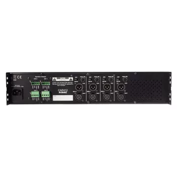 Amplificador de áudio AUDAC CAP412 4.0 canais 480 W Classe D preto