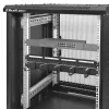 Gestor de cabos QOLTEC 54515 1U para racks de 19 polegadas