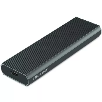 Caixa M.2 NVMe SSD QOLTEC 52630 – USB 3.1 Gen2 10Gb/s, para discos M.2 NVMe