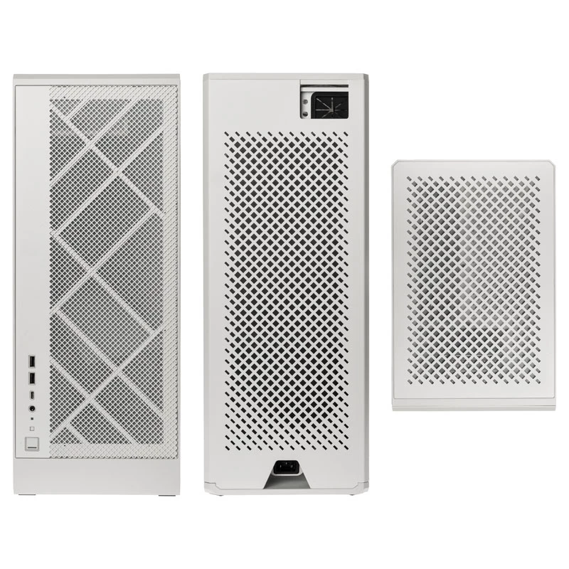 Caixa de computador SilverStone ALTA G1M microATX, branca