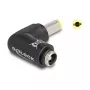Conector de cabo DeLOCK 80795 DC 5,5 x 2,1 preto macho/fêmea