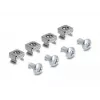 Suporte de montagem DeLOCK 19 polegadas 450x40mm 2 unid. preto metal