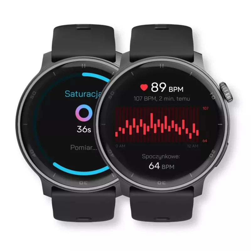Smartwatch Stelio STSWA101BK Activ GPS 46 mm preto