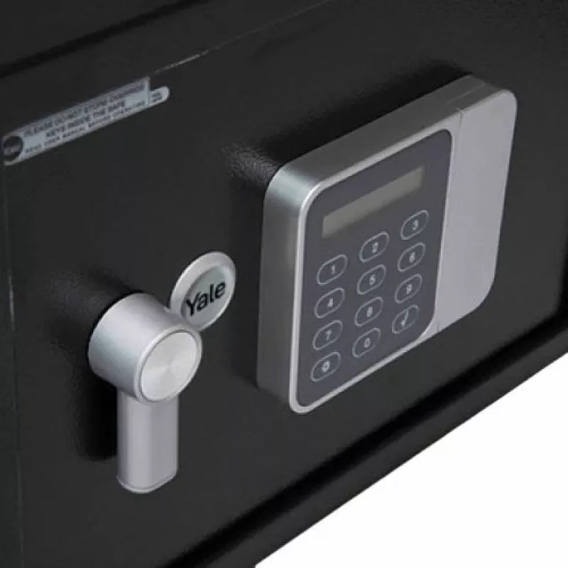 Cofre autónomo Yale YSG/200/DB2 — aço, fechadura de combinação, 8,6 L, 310×200×200 mm, preto