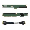 Expansão de slot Intel CYP1URISER2KIT compatibilidade M50CYP1UR212 M50CYP1UR204