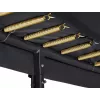Trampolim Salta First Class retangular 214 x 366 cm, equipamento de fitness, preto