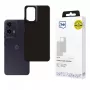 Capa para telemóvel 3MK para Motorola Moto G35 5G — acabamento mate, preta