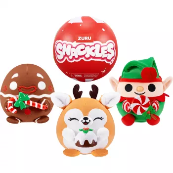 Figura de brincar Zuru Snackles Christmas – caixa surpresa colecionável, figura individual sortida