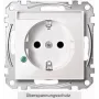 Tomada SCHUKO MERTEN 16A MEG2305-0319 termoplástico branco polar proteção contra sobretensão MEG23 MEG2305-0319 (MEG2305-0319)