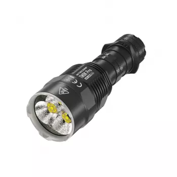 Lanterna de mão Nitecore TM9K PRO – 9900 lm, recarregável por USB, IP68, 133 mm, 227 g, alumínio, preto