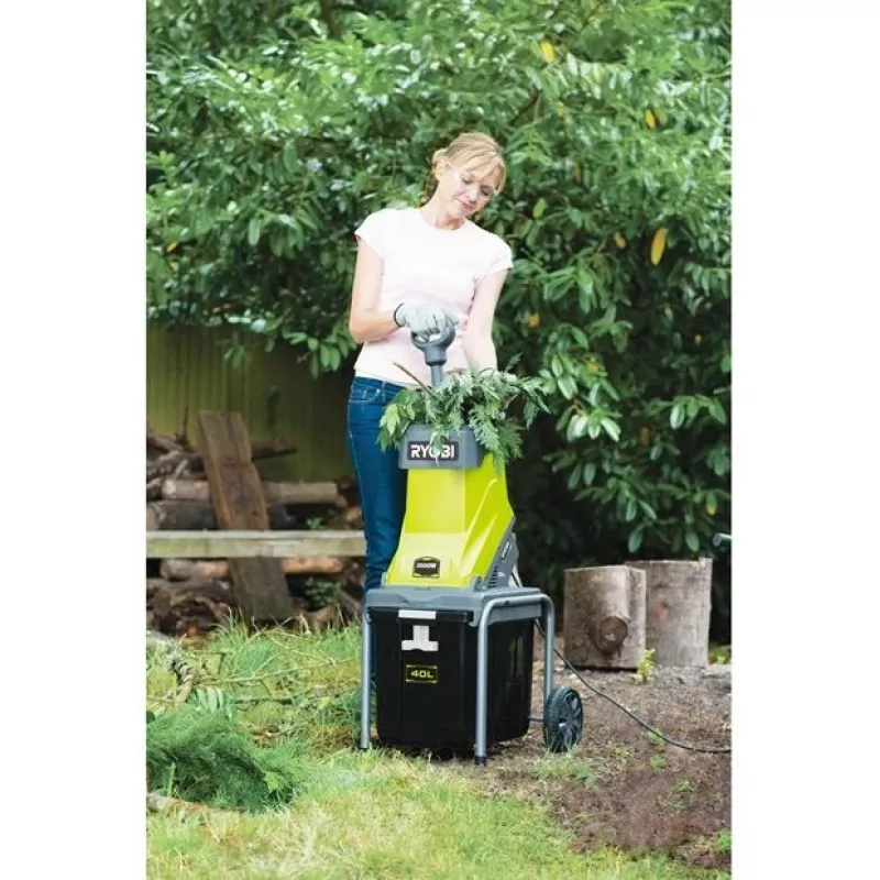 Biotriturador Ryobi RSH2545B 2500 W 40 L lâminas