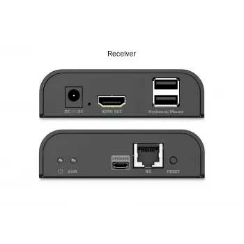 Conjunto extensor KVM DIGITUS DS-55355 HDMI over IP 4K 60Hz