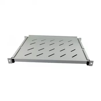 Prateleira de rack ALLNET ALL-S0002101, 19 polegadas (48,3 cm), 450 mm de largura, 550 mm de profundidade, prateado