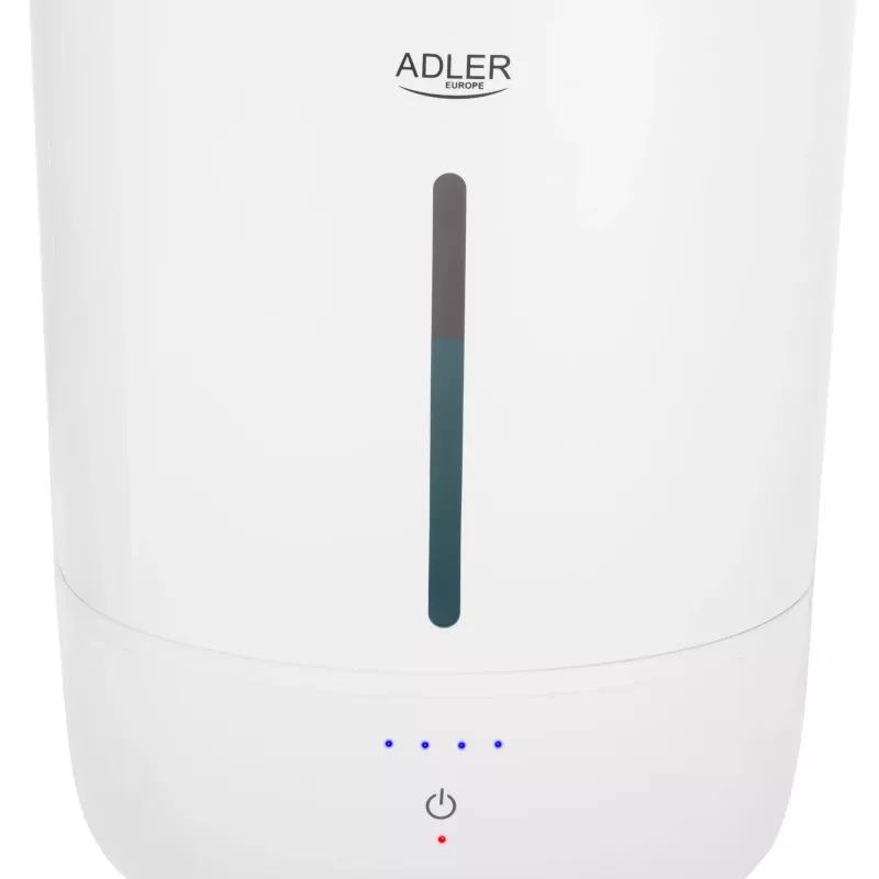 Humidificador Adler | AD 7971 | 30 W | Capacidade do depósito de água 5 L | Ultrassónico | Capacidade de humidificação 100-250 ml/h | Branco