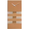 NeXtime Relógio de parede 2855co Bold Stripes, 38x19 cm, parede, cobre