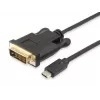 Equip cabo USB Type-C para DVI-D Dual-Link, ficha–ficha, 1,8 m