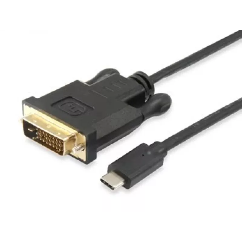 Equip cabo USB Type-C para DVI-D Dual-Link, ficha–ficha, 1,8 m