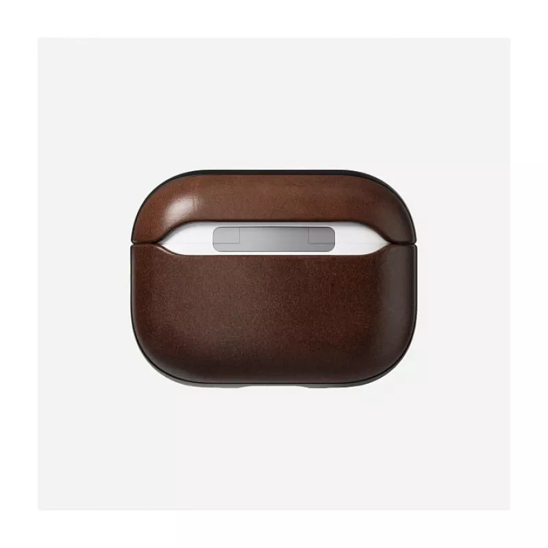 Capa Nomad Modern Leather Case — couro, microfibra, policarbonato, castanho