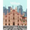 CreArt - Milão colorida, pintura