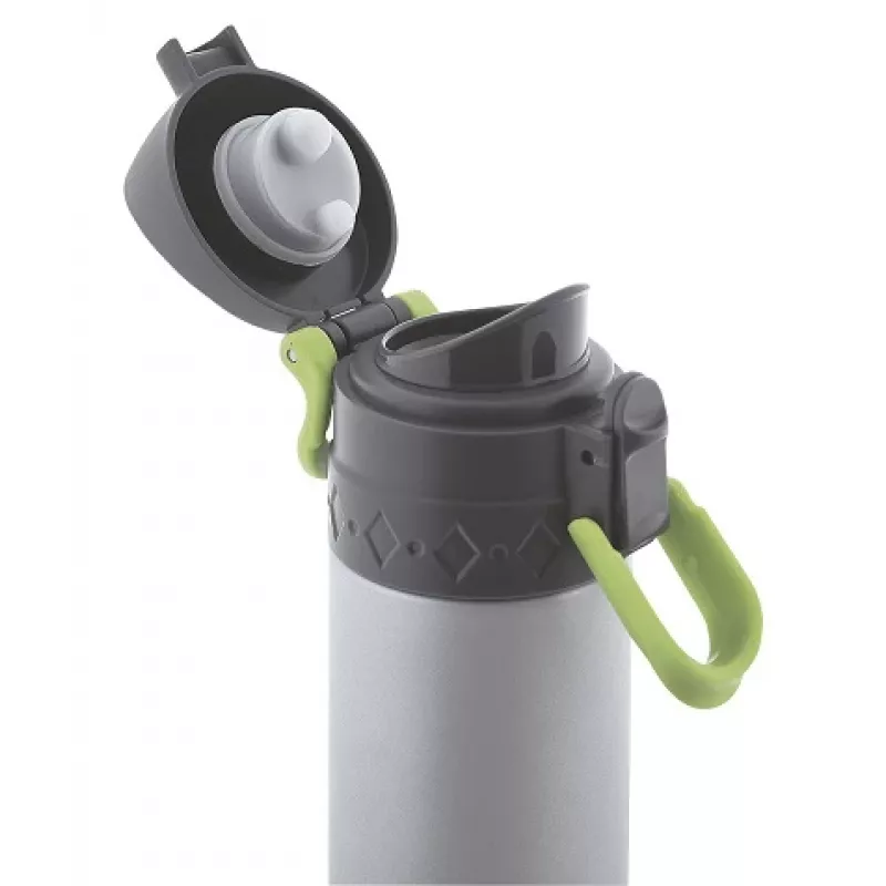 Garrafa térmica Jata Mod. 826 Hiking 500 ml aço inoxidável cinzento