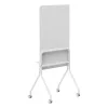 Quadro branco Ergo Office ER-305 — quadro branco magnético autónomo sobre rodas, aço, branco
