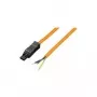 Rittal SZ 2500.500 Cabo de ligação para luminária de sistema LED, 100-240 V, 3 m, laranja