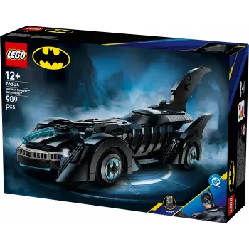 Conjunto de construção LEGO DC Super Heroes Batman Forever Batmóvel 76304 — 909 peças, 1 minifigura, idade recomendada 12+