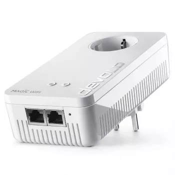 Kit Powerline Wi‑Fi Devolo Magic 2 WiFi 6 next Multiroom 7195 — Wi‑Fi 6 Mesh através da rede elétrica
