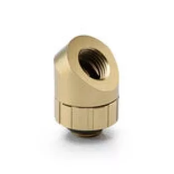 União rotativa angular de 45° BitsPower Artemis – Stardust Gold