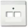 Placa de parede / tampa de interruptor Busch-Jaeger 1710-0-3888, branco, 63×63 mm, design convencional