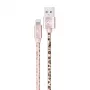 Cabo USB para Lightning Tellur TLL155621 3A 1 m — rosa