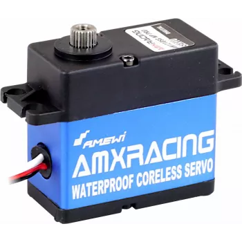 Amewi servo padrão AMXRacing AM1210SG WP PRO servo analógico material da engrenagem: Steel (28455)