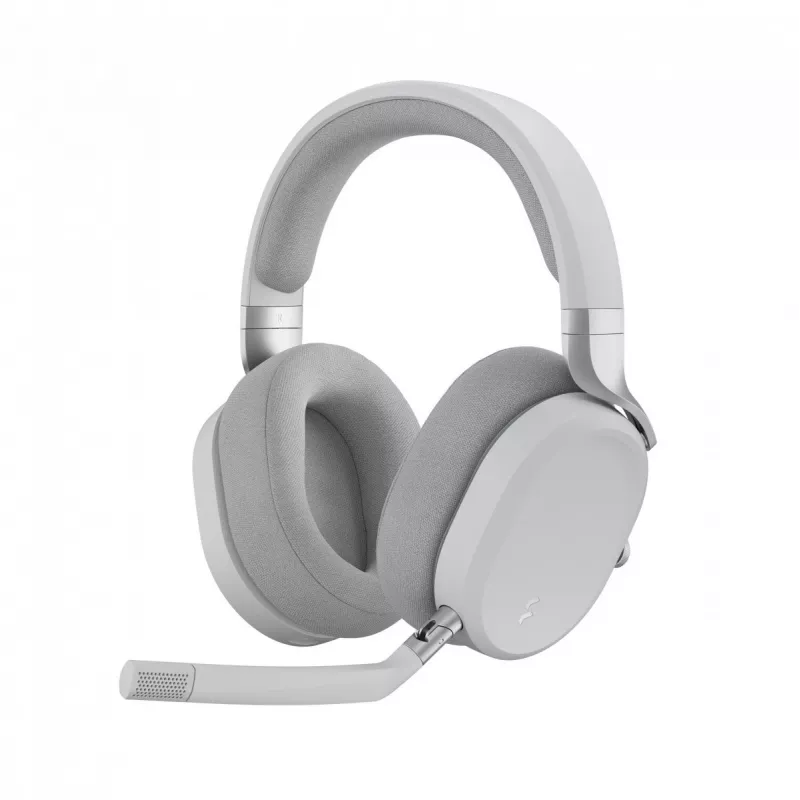 Headset Fractal Design Scape com fios & sem fios arco de cabeça música estação de carregamento Cinzento