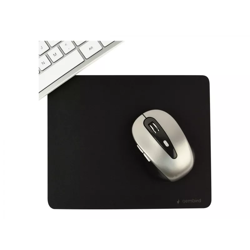Tapete de rato GEMBIRD MP-S-BK — tecido SBR, 220×180×0,2 mm, preto