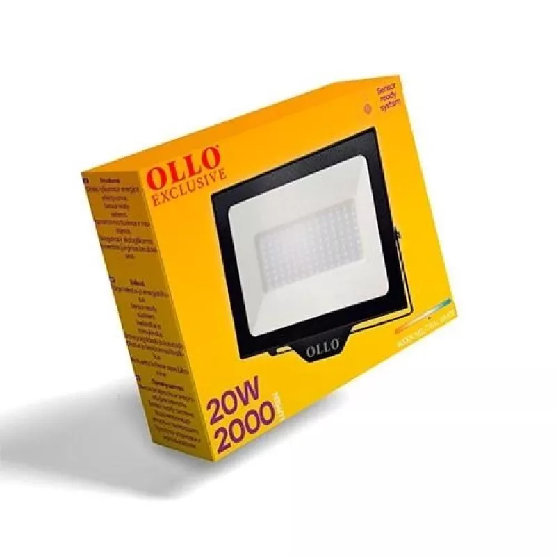 Lâmpada | OLLO | potência 20 Watt | fluxo luminoso 2000 lúmenes | 4000 K | AC220-240V | ângulo de abertura 110 graus | VS121C-20W-40K
