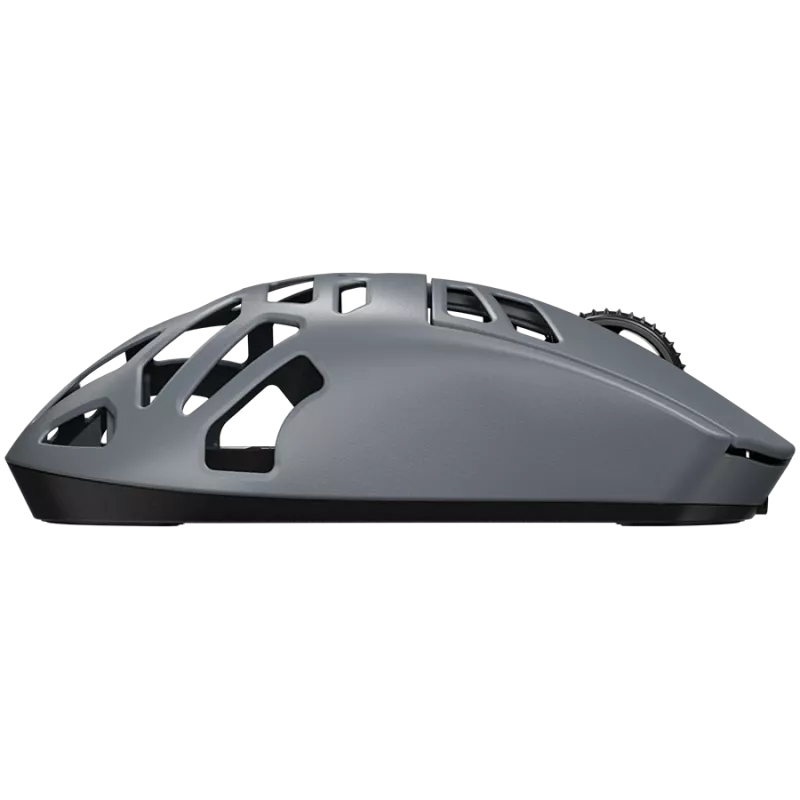 Rato gaming sem fios LORGAR MSE90W, liga de magnésio Elite, cinzento escuro
