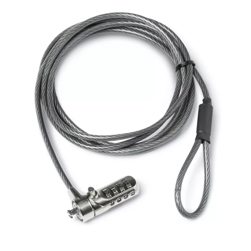 Cadeado de combinação DICOTA Stand-alone Notebook Security Pro preto aço inoxidável