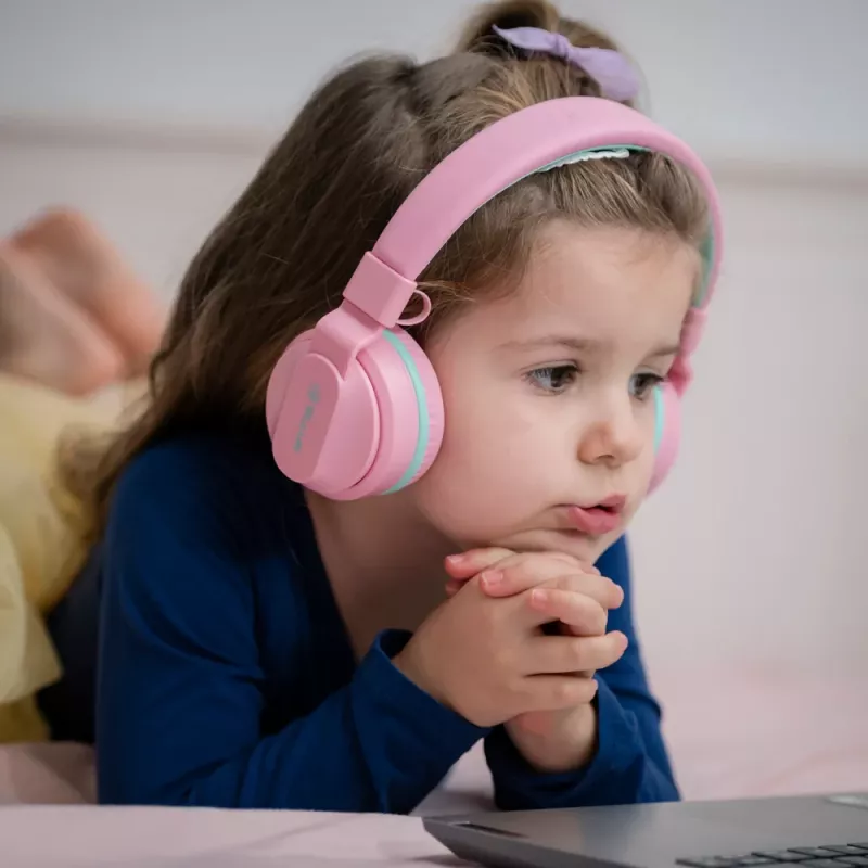Auscultadores Tellur Buddy Bluetooth over-ear rosa